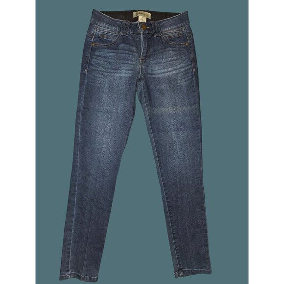 2/$35 Democracy Ab Technology Skinny Ankle Stretch Jeans Women 2 Tummy Control - Picture 1 of 12